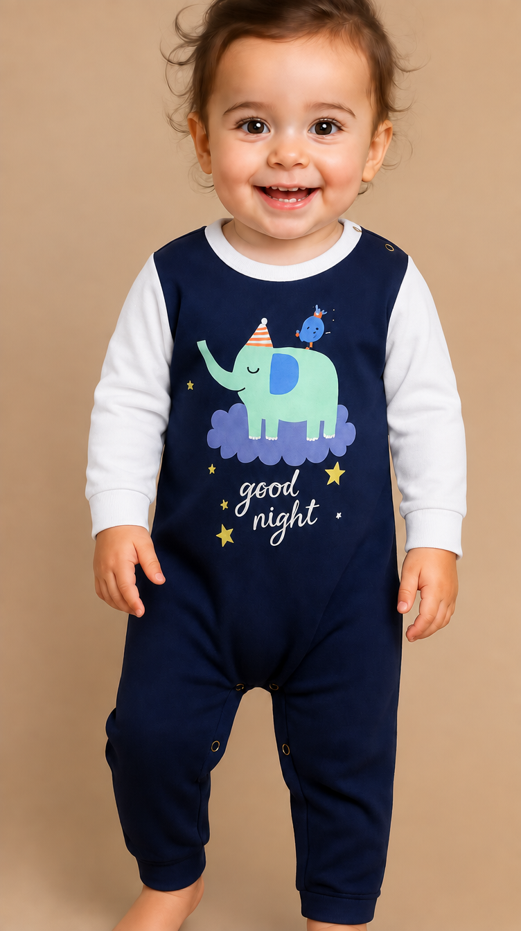 سلوبيت شتوي فيل Good Night كحلي